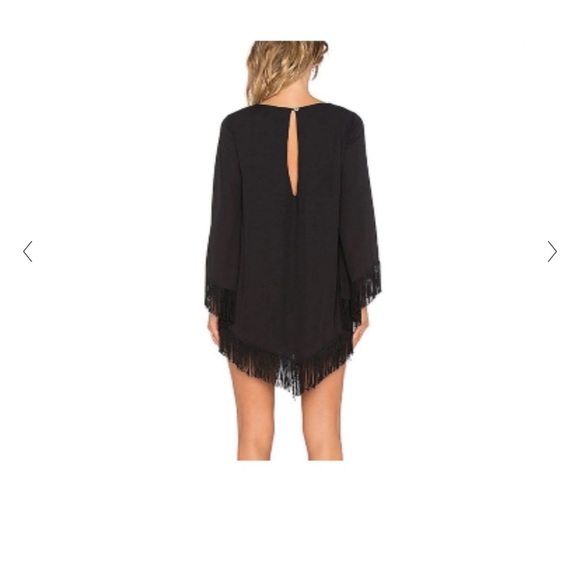Show me your Mumu black fringe dress - Picture 3 of 3